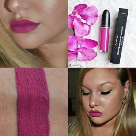 Last One! NIB MAC "SLIPPER ORCHID" Liquid Lipstick - Picture 6 of 8